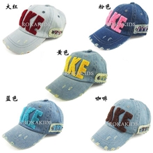 春秋韩版TAKE棒球帽儿童牛仔帽宝宝帽子鸭舌潮帽儿童帽子