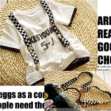 韩版儿童背带儿童4头真皮背带儿童裤带儿童腰带