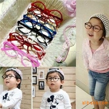 儿童圆形双色眼镜框架糖果色儿童眼镜框宝宝必备眼镜