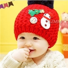 韩版儿童毛线帽宝宝帽子冬天婴儿帽冬季韩国童帽男童女童针织帽