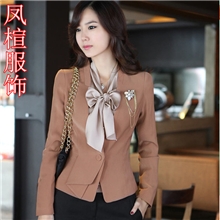 一件代发2013秋短款外套修身小西装外套女韩版休闲西服长袖大码