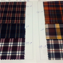 厂家直销40支TR格子面料时尚爆款男装格子衬衫面料绍兴面料