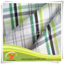 【厂家直销】全棉色织格子布棉面料全棉衬衫布棉格子面料