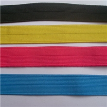供应弹力彩色松紧带涤纶锦纶松紧带衣服包边装用松紧带