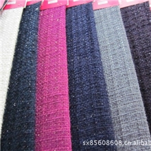 供应银葱亮丝格子呢/花呢/毛呢现货