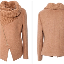 【新款热销】厂家直销粗纺面料，高档针织大衣呢---雪尔呢