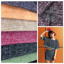 厂销粗纺呢料小香风秋冬服装面料大肚纱花呢