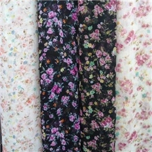 雪纺印花面料/雪纺服装面料/碎花豹纹波点圆点雪纺/雪纺碎花