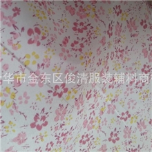 春亚纺印花布料，小碎花布涤纶布布料印花