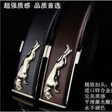 2013新款时尚捷豹真皮皮带进口牛皮腰带男女时尚豹子皮带