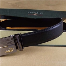 美国鱼自动扣牛皮男士皮带男款腰带批发分销代销一件代发