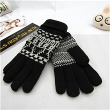 秋冬男士手套加厚内加绒保暖男士手套五指手套2013新款毛线手套