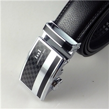 生产高档男士真皮牛皮自动扣皮带，大小荔枝纹腰带