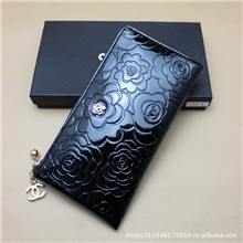 批发直销钱包长款真皮拉链女式钱夹女士手包包手拿包牛皮女包