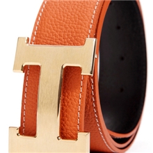 爱马仕原版H皮带18K不锈钢扣男士皮带真皮皮带1件代发