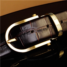 2013新款兰蒂度品牌男士商务真皮皮带高端系列LDDZ037