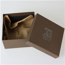 真皮皮带灰色礼品盒子男装腰带高档硬纸皮皮带盒固定纸盒