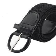 韩版纯色男式腰带运动型皮带编织腰带