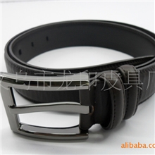 【义乌聚兴】厂家生产黑色男士休闲商务腰带外贸原单真皮腰带