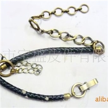 男女士时尚服饰配件仿皮PU链条编织腰带生产批发销售加工定做