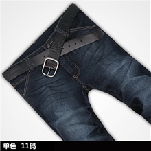 夏季男牛仔裤弹力修身韩版牛仔裤男潮男大码运动弹牛仔裤=A002=