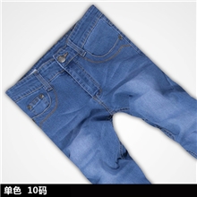 夏季潮薄款弹力小脚牛仔裤男修身牛仔长裤中腰男大码=ERD06=