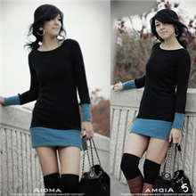 2013新款秋冬装韩版女装圆领长袖t恤爆款打底衫