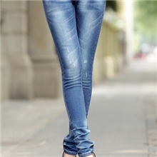 2013秋冬新款牛仔裤紧身裤显瘦磨白弹力女式牛仔裤女裤批发