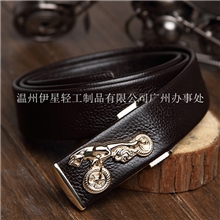 男士真皮腰带正品高档次纯牛皮皮带时尚韩版捷豹车轮豹皮带