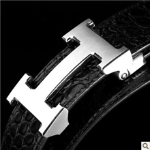 男士皮带真皮腰带纯牛皮自动扣医用防过敏扣头爱马仕同品质