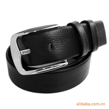 Z002男士皮带真皮男腰带摔纹头层牛皮整张牛皮软面皮商务正装针扣