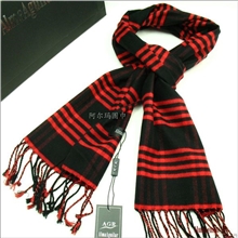 韩国秋冬季真丝拉绒男士围巾批发100%桑蚕丝保暖围脖男款英伦