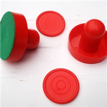 批发供应微型儿童桌面气旋冰球空气曲棍球塑料配件顶球器+球饼