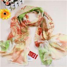 批发供应渐变色真丝丝巾乔其丝巾百分百桑蚕丝丝巾围巾品牌