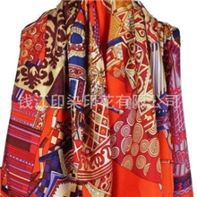 围巾厂家直销锦衣民族风真丝大方巾140尺寸真丝丝绸围巾