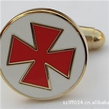 金属袖扣，镀金镀镍袖扣，烤漆滴胶袖扣，假珐琅袖扣等工艺制作