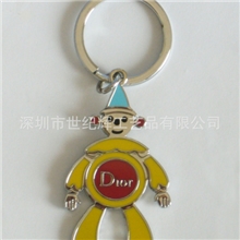 世纪辉直销各类娃娃钥匙扣，动物钥匙扣，滴油钥匙扣金属工艺品