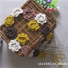 日系森林风手钩花棉线领饰项链挂饰发带腰带