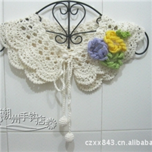 2012春森林系小雏菊手工假领小披肩