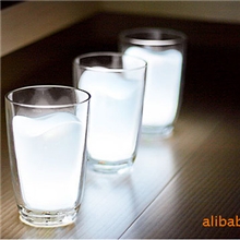 A021新奇特LED杯灯迷你双用牛奶杯灯（七彩白色）小夜灯