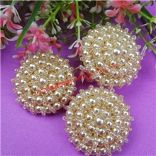 供应手工钉珠纽扣、时尚服饰纽扣、橙色纽扣、广州白兰鸽