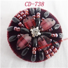 供应钉珠纽扣、镶钻纽扣、广州时尚纽扣、白兰鸽服饰