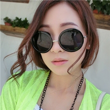 MJ-2234特价韩国vintage墨镜大圆形眼镜太子镜可爱圆框太阳眼镜