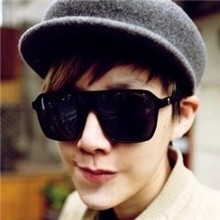 5088林弯弯男女通用骷髅潮人太阳眼镜男女大黑框墨镜时尚眼镜