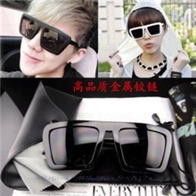 林弯弯同款太阳镜明星款太阳眼镜男女士复古大方框墨镜