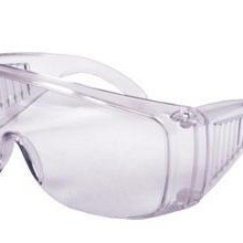 白色百叶窗防护眼镜防风防溅耐冲击防护镜劳保镜激光护目镜