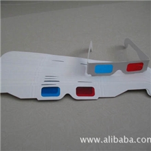 厂家专业生产纸质3D眼镜包邮白色框现货可印各种logo