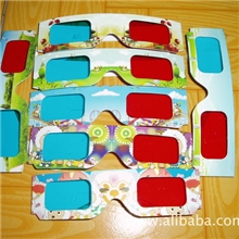 厂家3D眼镜3D立体眼镜3D纸质眼镜环保批发现货