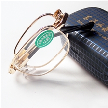 最新地摊跑江湖批发东海水晶老花镜高级防疲劳折叠加膜老花镜