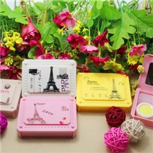 供应隐形眼镜双联盒套装盒隐形眼镜伴侣盒A-802异国风情